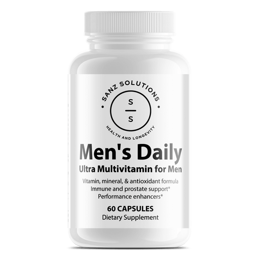 Men's Daily - Ultra Multivitamin for Men - Sanz Solutions Health and Longevity