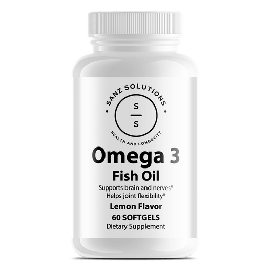 Omega 3 Fish Oil - Sanz Solutions Health and Longevity