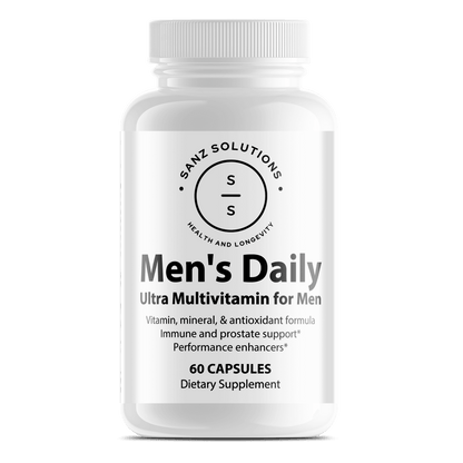 Men's Daily - Ultra Multivitamin for Men - Sanz Solutions Health and Longevity